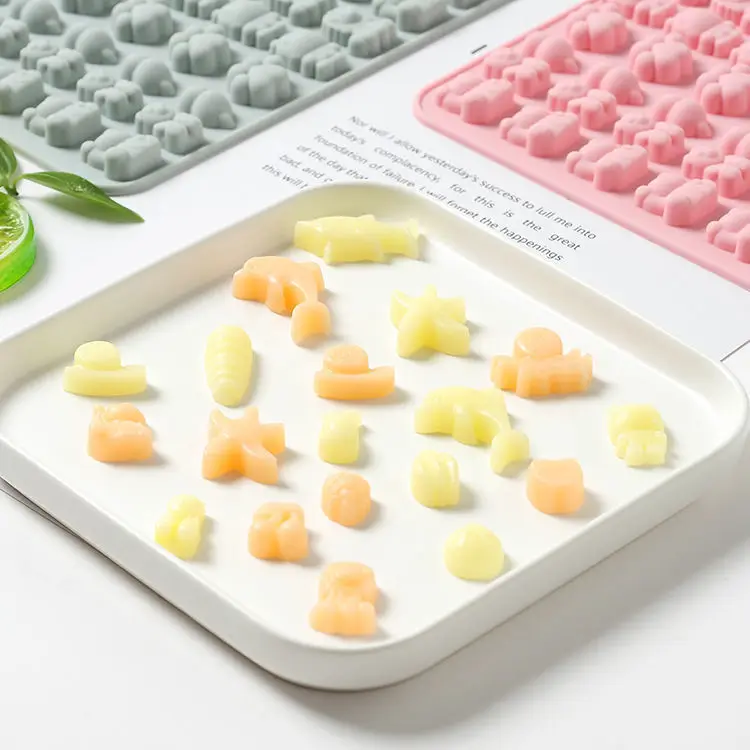 Birthday Candy Mold Chocolate Mold Cheese Qq Sugar Food Grade Silicone Material Dessert Tools Type Model Number Feature