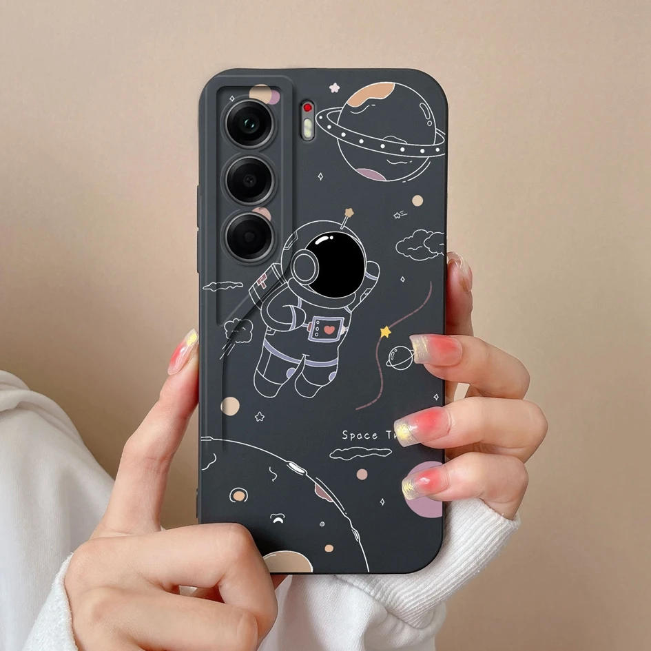 Cute Dinosaur Bear Pattern Liquid Silicone Shockproof Phone Case