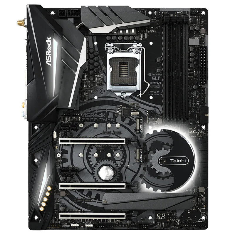

Б/у оригинальная настольная Материнская плата ASRock Z390 TaiChi 1151 Z390 Socket LGA1151 DDR4 SATA3 USB3.0 M.2