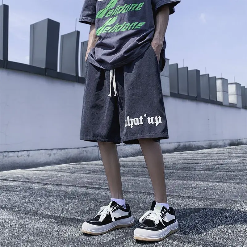 Casual Shorts Cotton Cashew Flowers Y2k Trendyol Men's Summer Pants Sports Baggy Women's Designer Wide Sweatpants Fashion