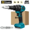 20000N Brushless Electric Rivet Gun No Battery 2.4~4.8mm Cordless Rivet Nut Gun Drill Insert Power Tools For Makita 18V Battery 1