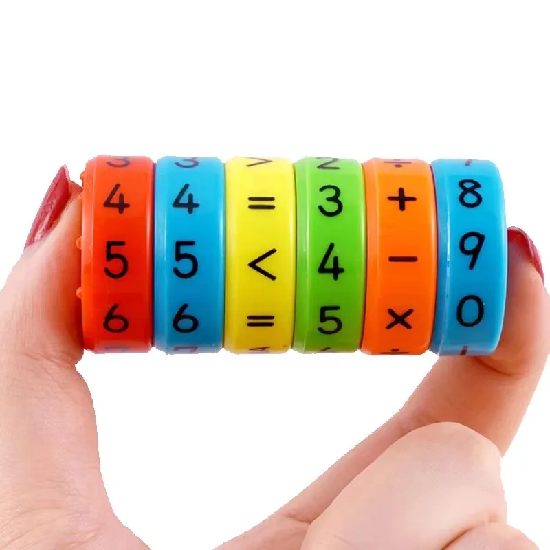 Magnetic Children Math Learning Toy Cylinder Numbers And Symbols Classroom Supplies Montessori Juegos Educativos Para Ni&ntilde;os