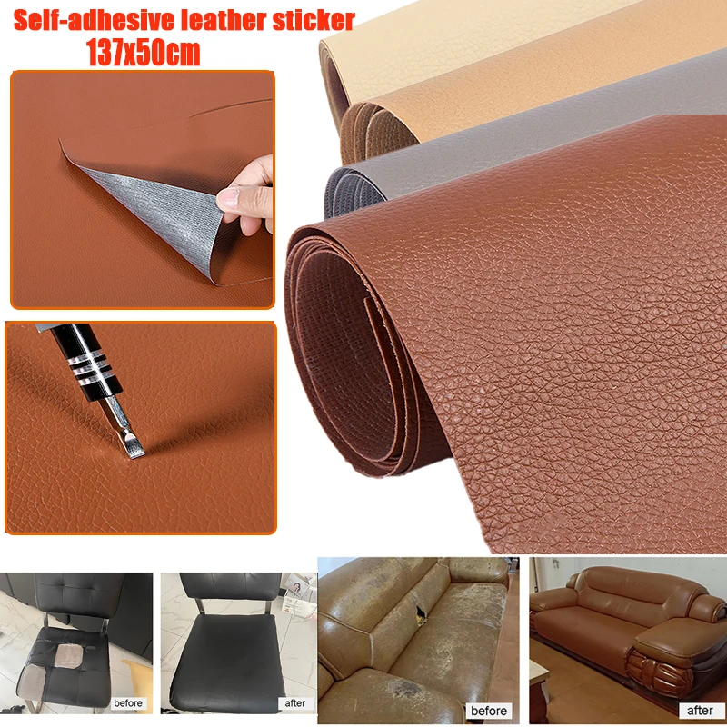 50 * 137cm Leather Tape Self Adhesive Leather Repair Patch for Sofas
