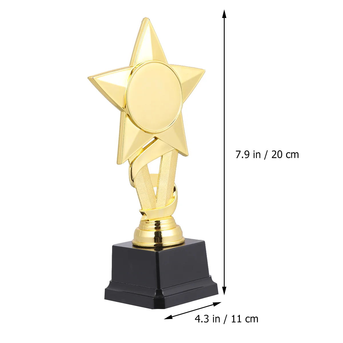 Plastic Trophy For Kids Award Cup Sport Prize Souvenir Golden Trophy Plastic Award Trophies Game Favor Team Sports