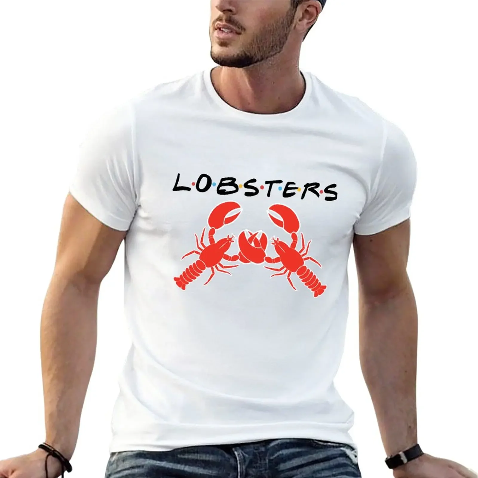 

You're My Lobster - He's My Lobster T-Shirt anime plain men workout shirt