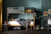 South Shore Bebble Bunk Bed, Twin, Charcoal Gray and Exotic Wood 4