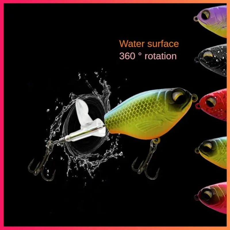 Fishing Lures With Hook Propeller Rotating Tail Bionic Hard Bait Ocean Lake  River Fishing Tackle Baits Outdoor Fishing Tools - AliExpress