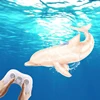 RC Dolphin Whale Spray Water Toy 2.4G Remote Control Shark Animal Water Boat Ship Robots Fish Electric Toys for Kids Xmas Gifts 1