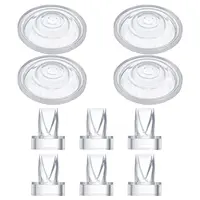 Duckbill Valve and Silicone Diaphragm,Compatible With Electric Breast Pump，Pump Parts/Accessories (10 Piece Set) 1