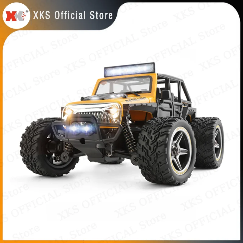Wltoys XKS 22201 RC Car 1/22 2WD Vehicle Models Propotional 2.4G Control Withe W/Light Off-Road Climb RC Truck Toy for Kids Gift 3