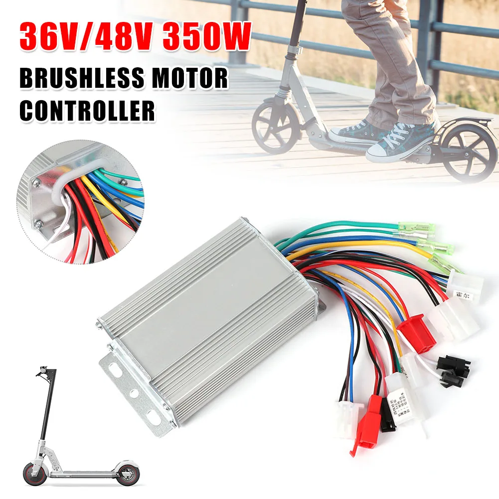 

Electric Bicycle Controller 350W Brushless Electric Bicycle Scooter Controller Accessories For 36/48V Electric Vehicles