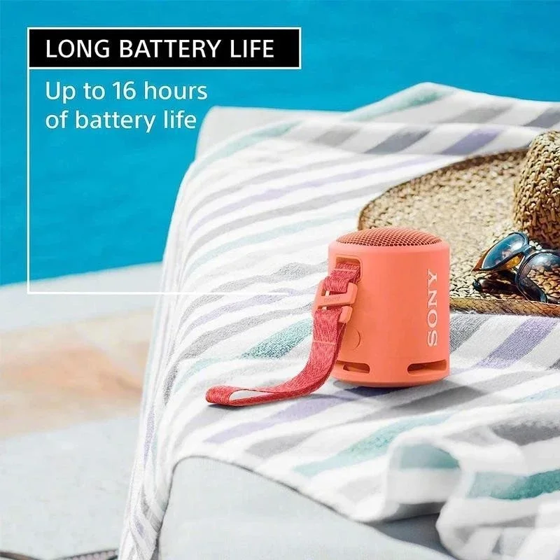 Sony SRS-XB13 Bluetooth Speaker IP67 Waterproof/16h Battery/USB Type-C Outdoor Durable Lightweight Compact Wireless Speakers