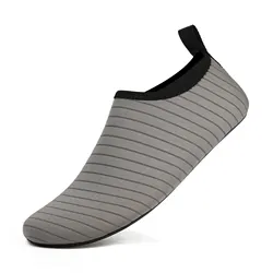 Unisex Lightweight Breathable Water Shoes with Non-Slip Rubber Sole - 46-47 (GRAY)