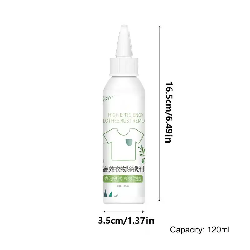 Fabric Rust Stain Remover Strength Laundry Stain Remover Rust & Perspiration Fabric For Clothing Multi-Fabric