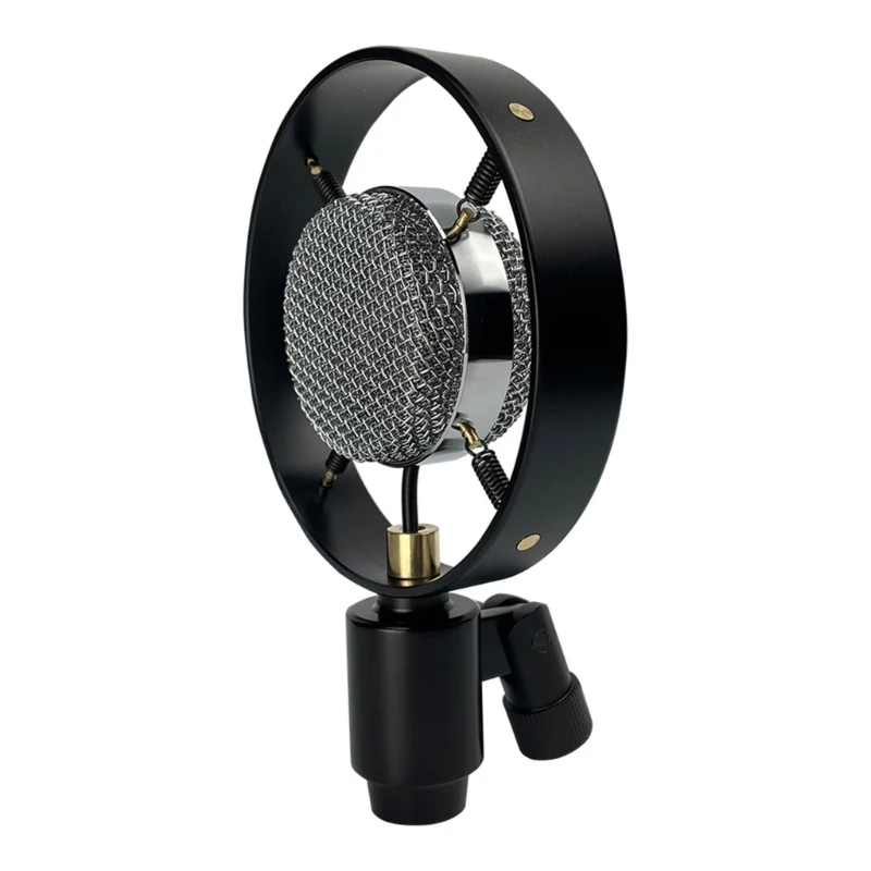 Vintage Retro Microphone Classical Microphone Model Stage Photography Props Condenser Microphone for Recording Video Work