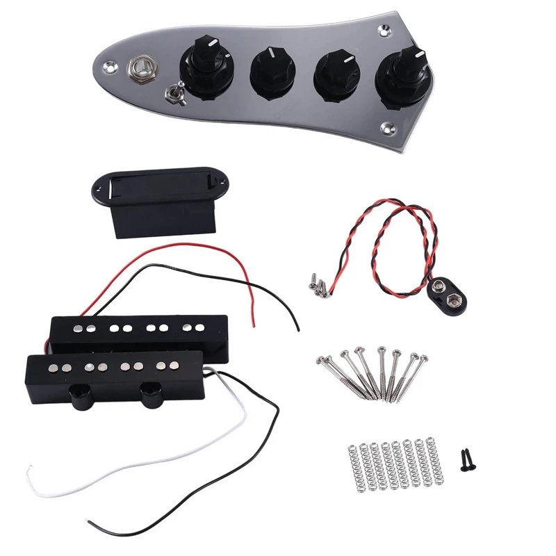 

5 Jazz JB-08 Bass Loaded Control Plate Universal Musical Instrument Accessories For 4/5 String Bass Guitar Parts