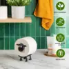 Cute Black Sheep Bathroom Roll Paper Rack High Quality Paper Towel Storage Cartoon Sheep Paper Rack Family Decorative Ornaments 5