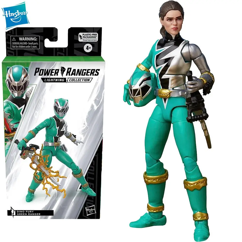 

Hasbro Power Rangers Lightning Collection Dino Fury Green Ranger 6-Inch Action Figures Toy Model Gift Collectibles New In-Stock