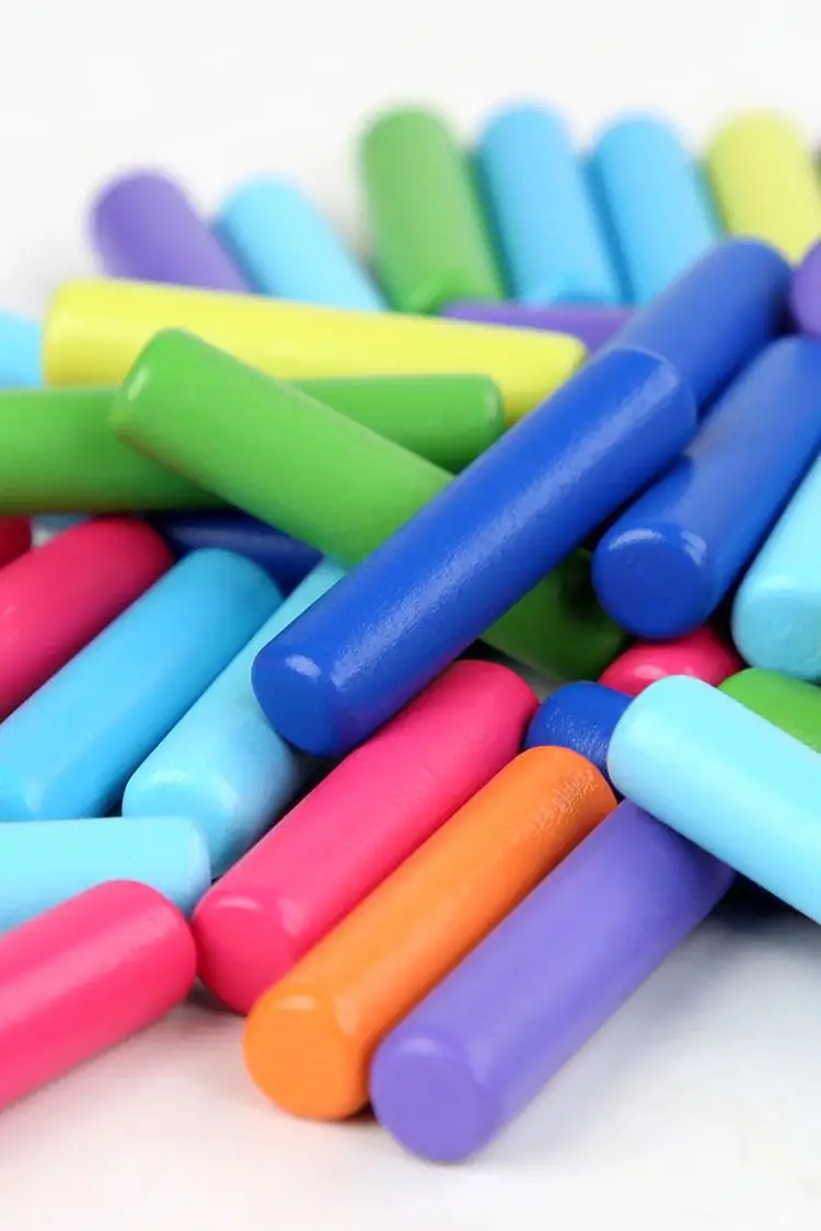 Wooden Counting Stick Math Game Number Matching Educational Toy_voghion.com