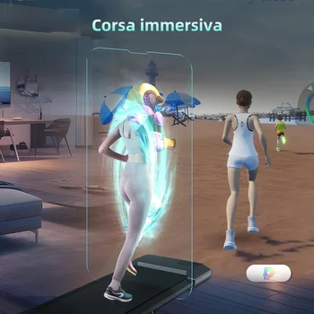 39.37inch Under Desk Treadmill 350lbs Portable Treadmills for Home/Office Walkingpad App/Remote Control LCD Screen Data Tracking 6