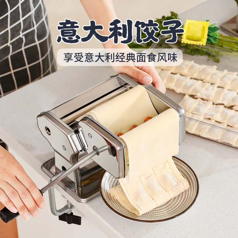 Macchina per Pasta Manuale in Acciaio Inox 9 Livelli di Spessore, Il