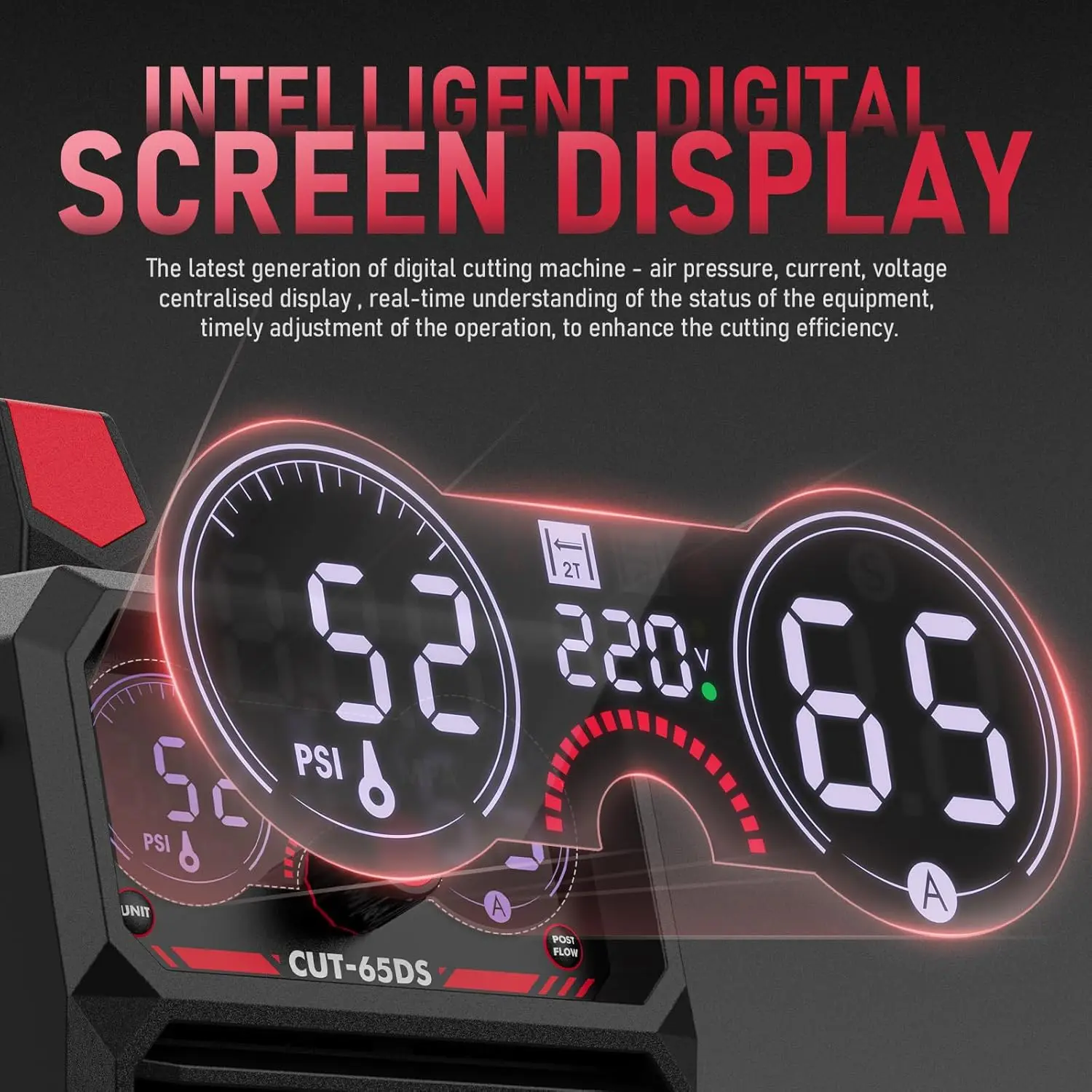 Non-High Frequency Non-Touch Arc Digital Screen Display DC Inverter 110/220V Dual Voltage 3
