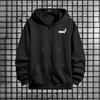 New in Women Tracksuit Trend Printing Hooded Sweatshirts Pants 2Pcs Set Casual Zipper Overcoat Suit Daily Clothing Autumn Winter - Image 4