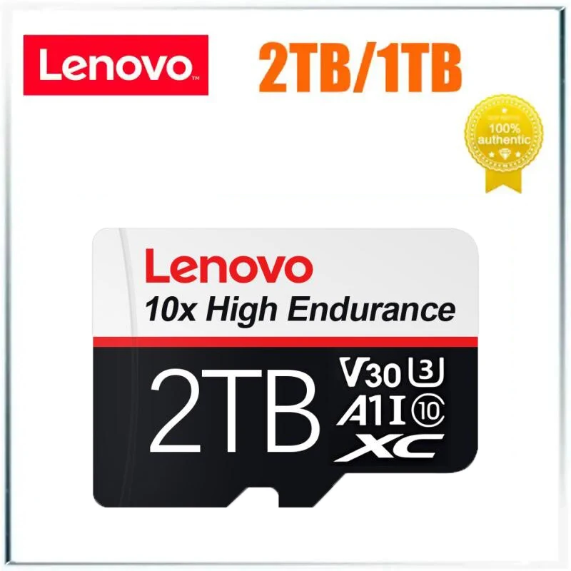 Lenovo 2Tb Micro Tf Sd Memory Card U3 V30 A2 Sd Card 1Tb 512Gb 256Gb 128Gb Micro Tf Sd Ad Alta Velocità Per Telefono Nintendo Switch