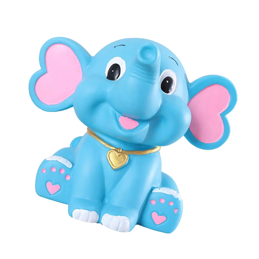 Cartoon Elephant Saving Bank Creative Money Storage Pot Gift Plastic Piggy Bank for Kid Child Girl 5
