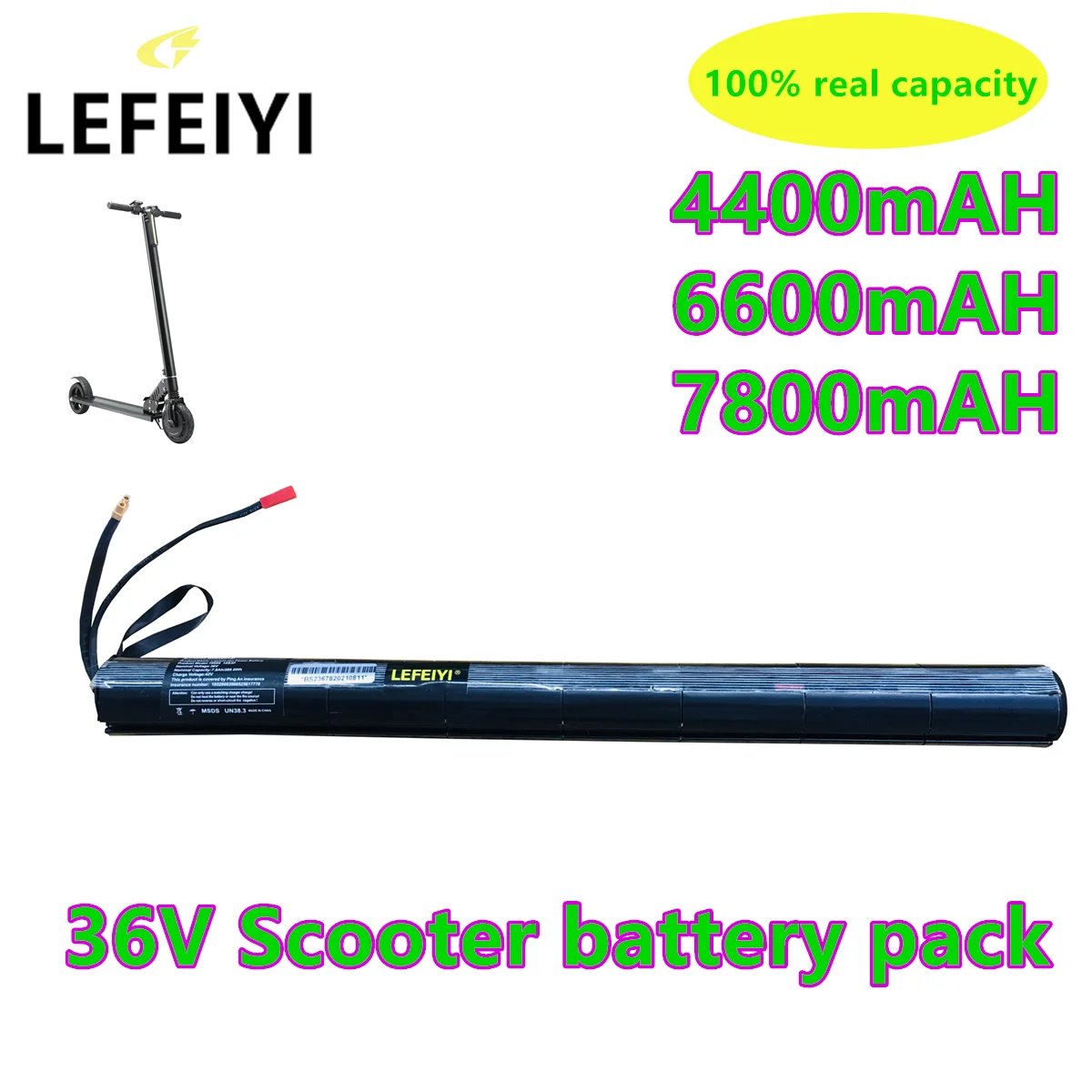 

36V 4.4/6.6/7.8AH Lithium Battery Pack Carbon Fiber Scooter Electric Scooter Battery Pack ,Carbon Fiber Battery