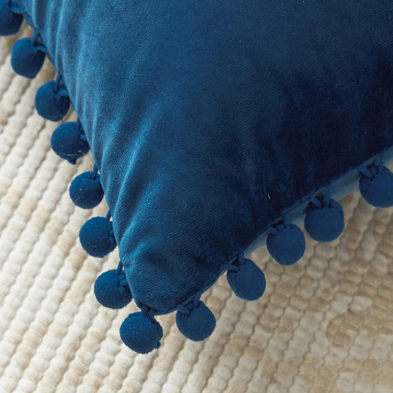 1PC Soft Velvet Cushion Cover Decorative Pillows Throw Pillow Case 45*45cm Home Decor