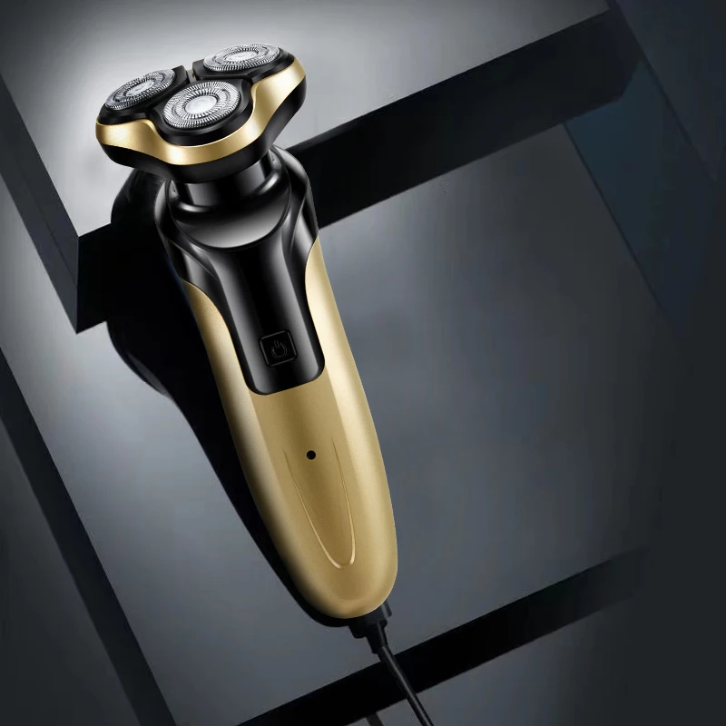 Electric Shaver 3-in-1 USB men's Floating Blade With Sideburns and Nose Hair Trimmer electric shaver