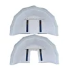 Custom 4.5mWx3mHx3mD light grey white inflatable stage tent oxford cloth tent inflatable canopy inflatable cover 6