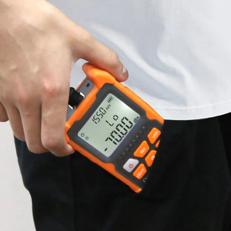 Optical power meter Optical attenuation tester Small optical fiber line Optical fiber loss DB tester Detector circuit