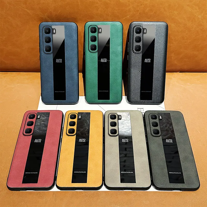 Luxury Leather Anti-Drop Case - Simple Business Style Cover