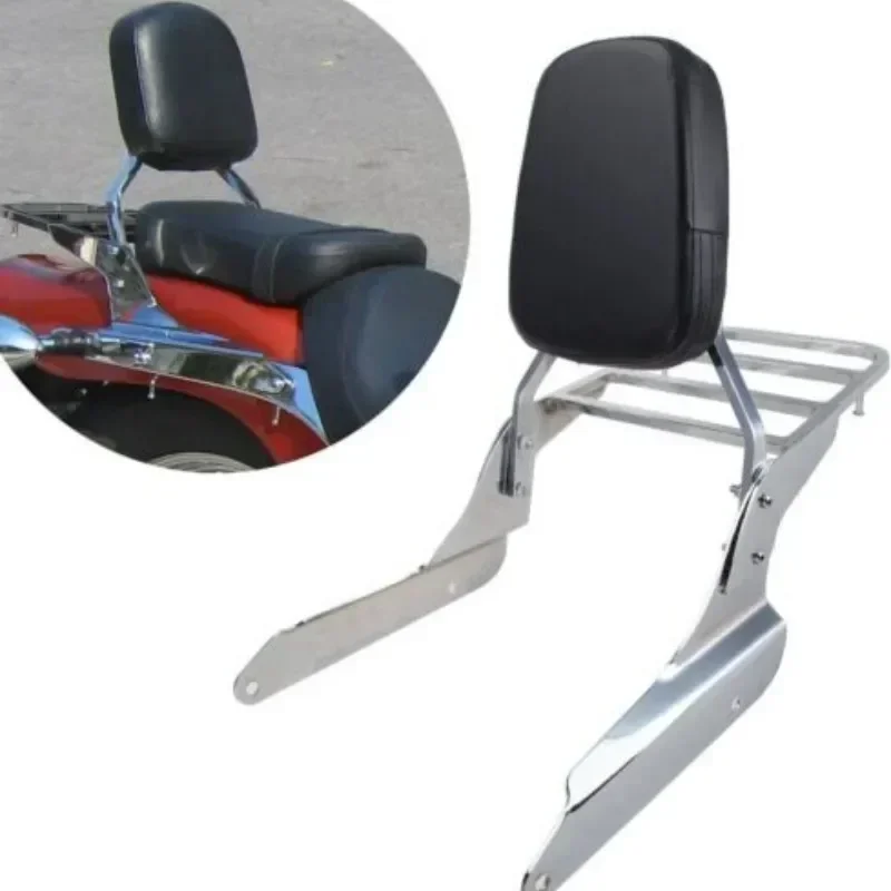 Sissy Bar BackRest Passenger Back Rest For 03 04 05 06 07 Honda Shadow – HTT Motor - View #9