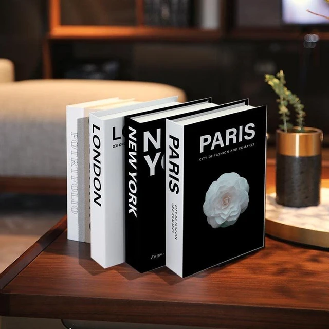 Various Fashion Brand Books | Luxury Designer | Coffee Table Decoration |  Display Book | Faux Books | Decorative Books