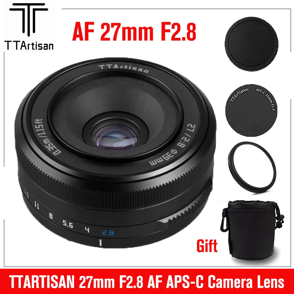 Ttartisan af 27mm f2.8レンズAPS-Cオートフォーカスニコン用 
