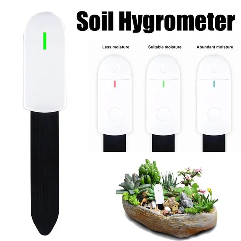 Soil Moisture Sensor Soil Moisture Meter Soil Moisture Sensor Monitor Plants Moist Testing Tool Soil Hygrometer Plant Detector Garden Care Planting Humidity Meter