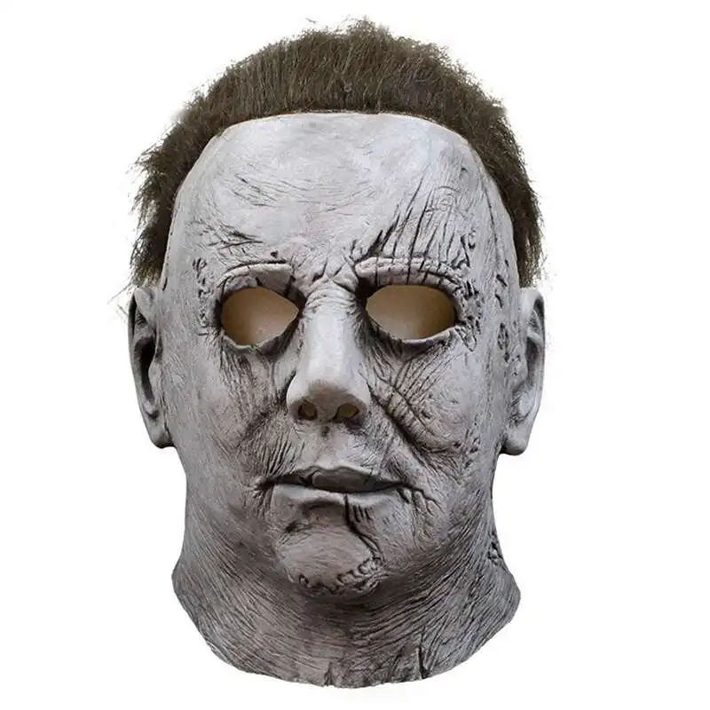 Michael Myers Mask Hallowen Costumes Horror Full Face Latex Mascara Rave Cosplay Movie Tricky Toys Masquerade Men Terror Fancy