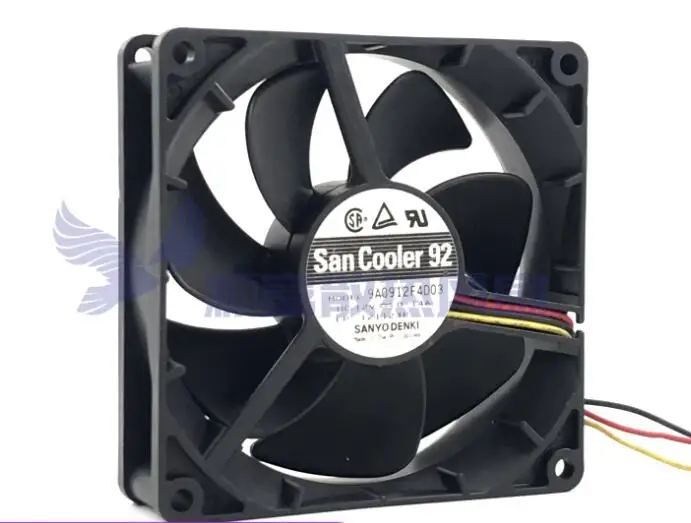 

Sanyo Denki 9A0912F4D03 DC 12V 0.14A 90x90x25mm 3-Wire Server Cooling Fan