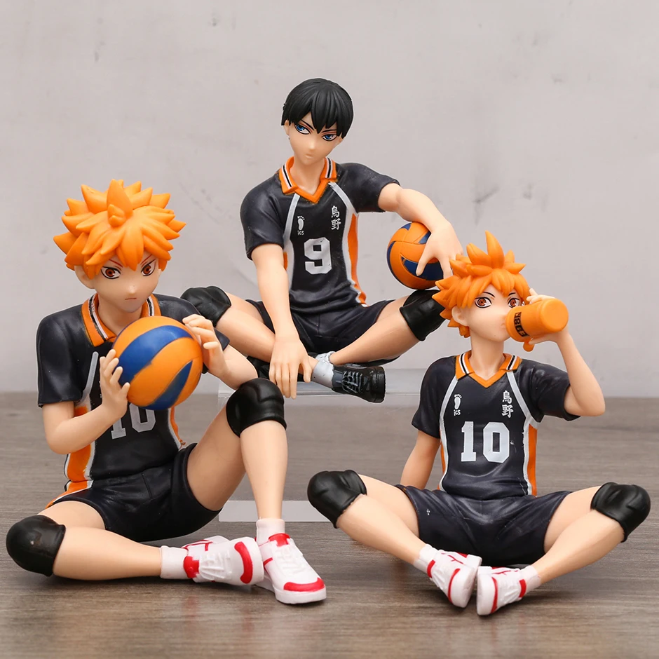 

Haikyuu!! Tobio Kageyama Hinata Shoyo Noodle Stopper Model Figure Home Decoration Collection Toy