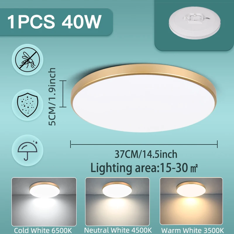 ตัวเลือกสินค้า โคมไฟเพดาน LED 220V ประหยัดพลังงาน สำหรับตกแต่งบ้านสไตล์โมเดิร์น