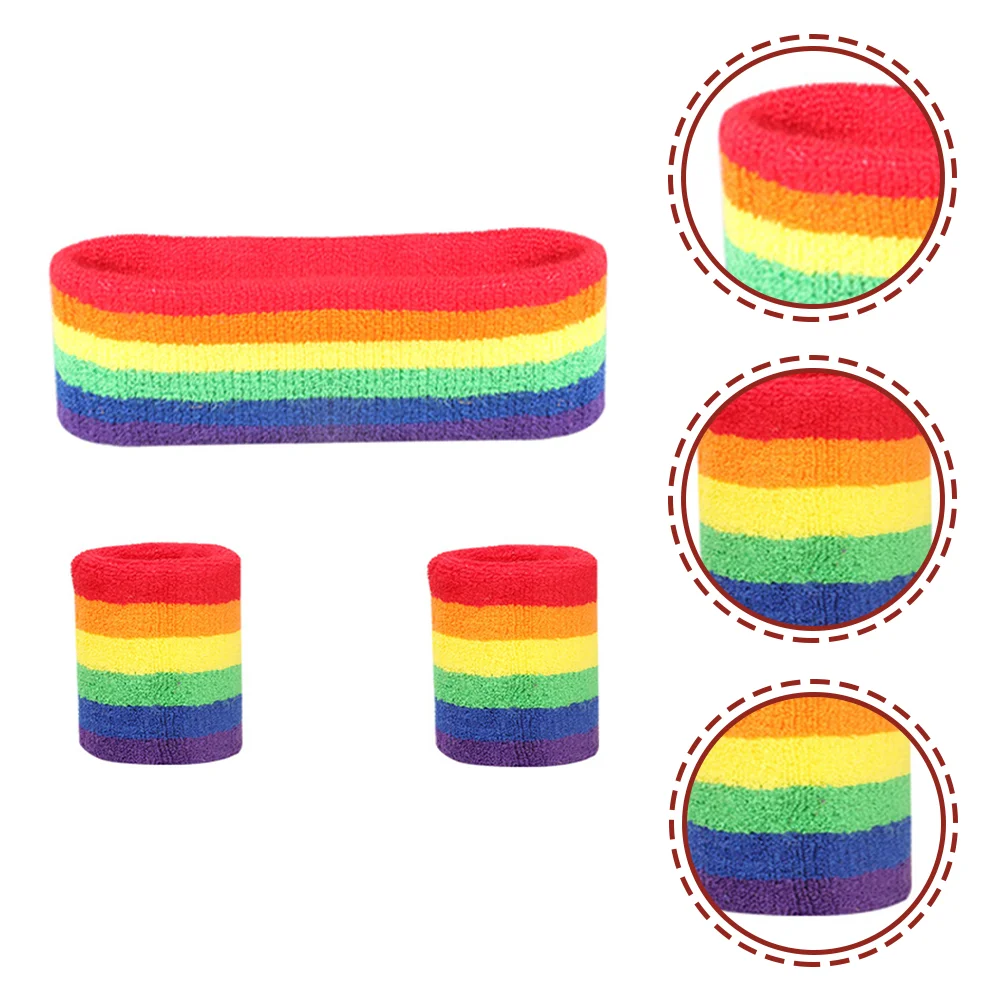 

Sports Hair Band Wristband Headbands for Girls Sweat-absorbent Accessories Polyester Cotton Fitness Man