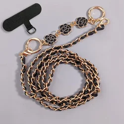 Women's Universal Long Crossbody Pearl Chain Phone Lanyard and Strap (4)