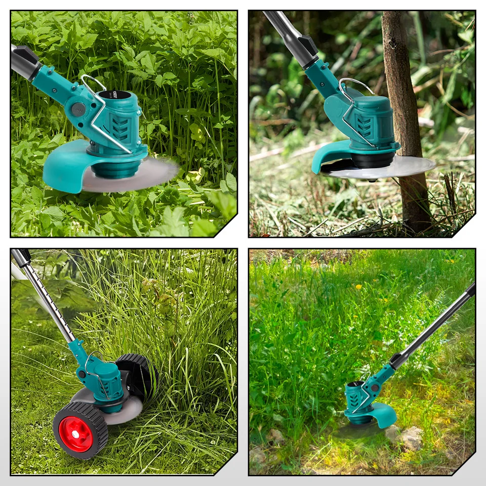 Cordless Electric Lawn Mower Foldable Adjustable Trimmer Efficient Garden  Pruning Cutting Power Tools For Makita 18V Battery Pin - AliExpress 1420