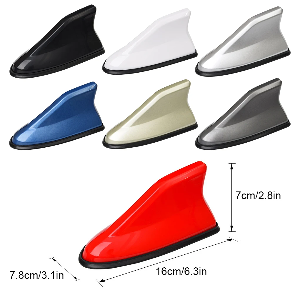 Car Shark Fin Antenna Roof Easy Installation Fashionable Appearance Made With ABS Sturdy And Durable