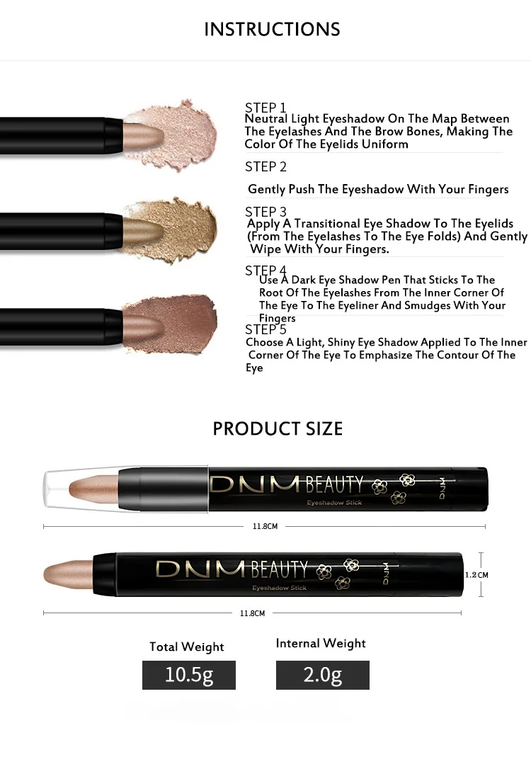 Eyeshadow Pen Pearlescent Eye Highlight Stick For Eye Makeup_voghion.com