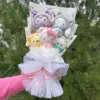 Cartoon My Melody Kuromi Cinnamoroll Kt Cat Plush Doll Toy Sanrio Bouquet Gift Box Valentine's Day Christmas Graduation Gifts 4