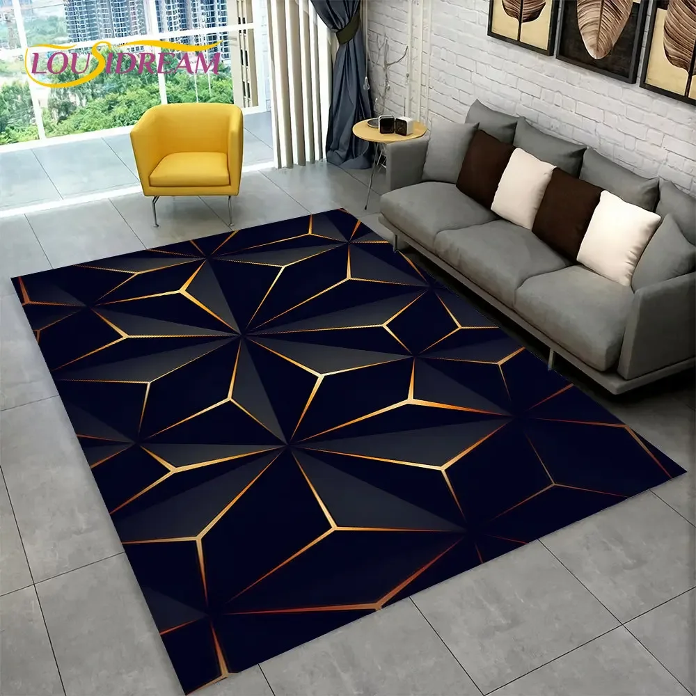 3D Geometric Illusion Rug 2